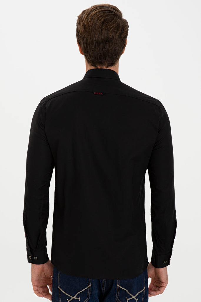 U.S. Polo Assn. crna muška košulja (1271087VR046) 2