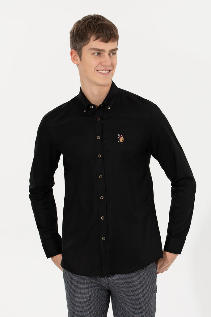U.S. Polo Assn. crna muška košulja (1450261VR046) 4