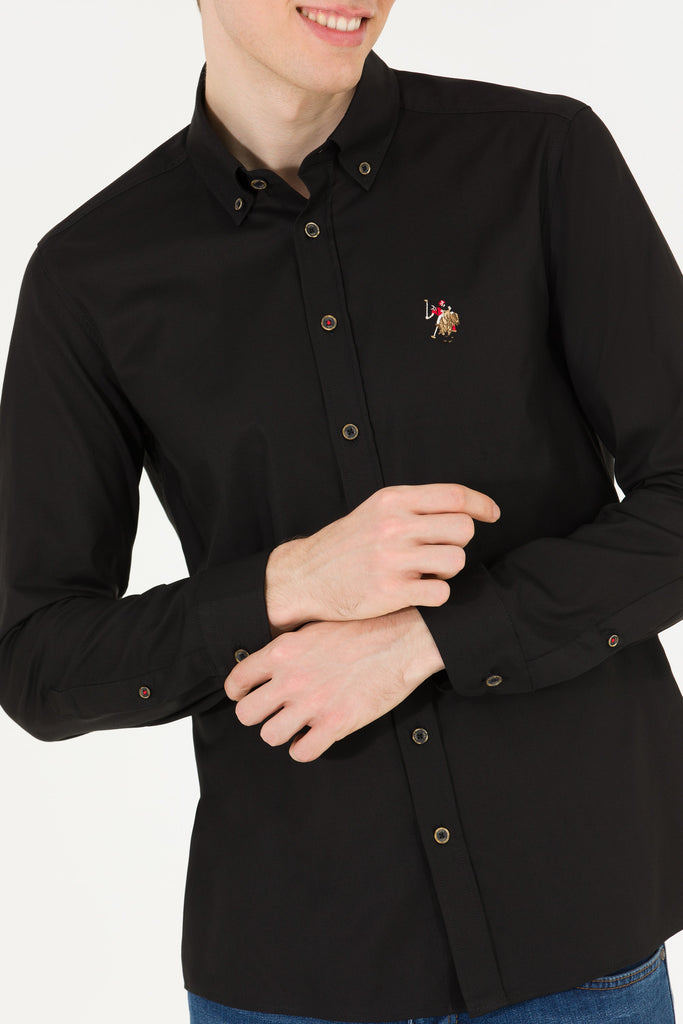 U.S. Polo Assn. crna muška košulja (1571695VR046) 4
