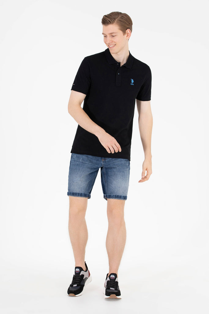 U.S. Polo Assn. crna muška polo majica SKY-[SKU]