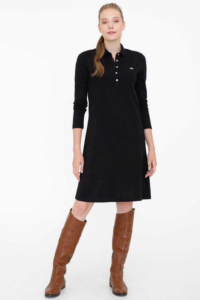 U.S. Polo Assn. crna ženska haljina (1255393VR046) 3