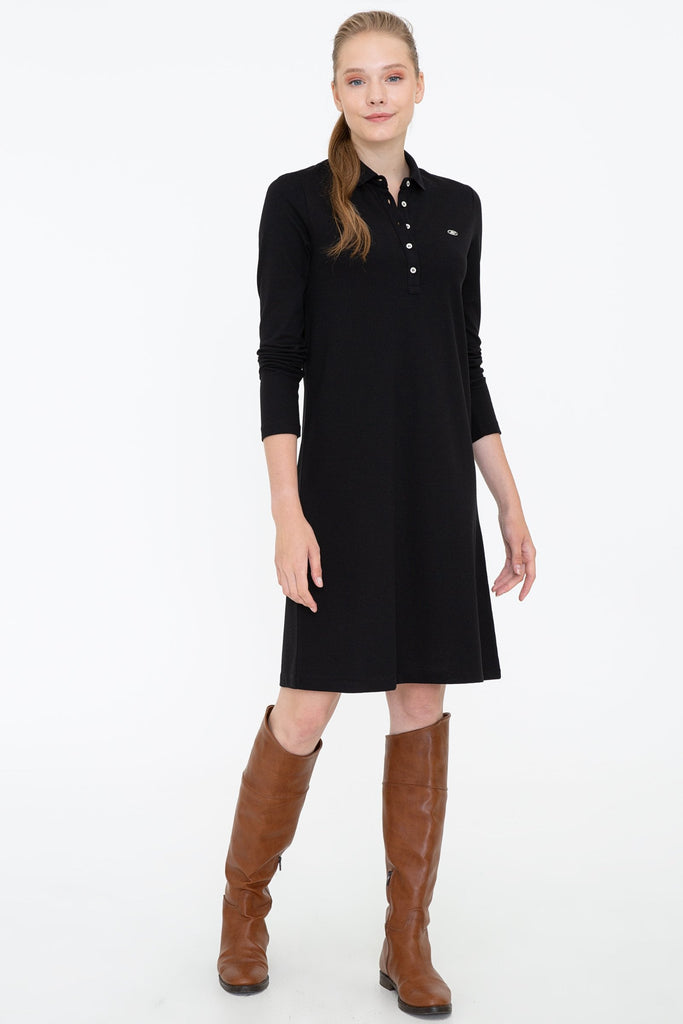 U.S. Polo Assn. crna ženska haljina (1255393VR046) 1