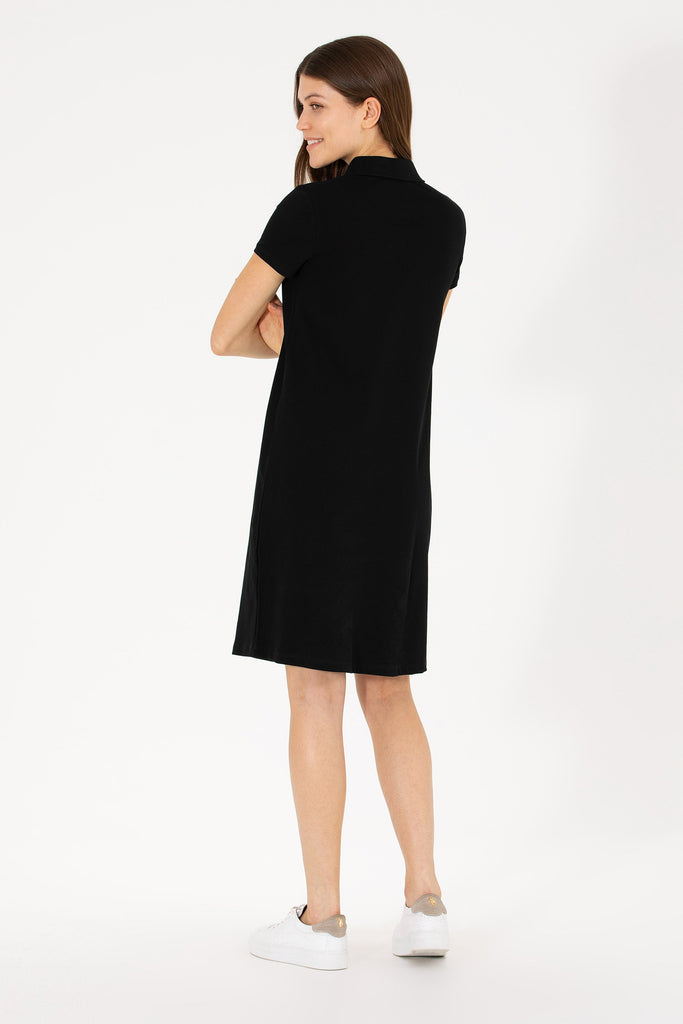 U.S. Polo Assn. crna ženska haljina (1567323VR046) 2