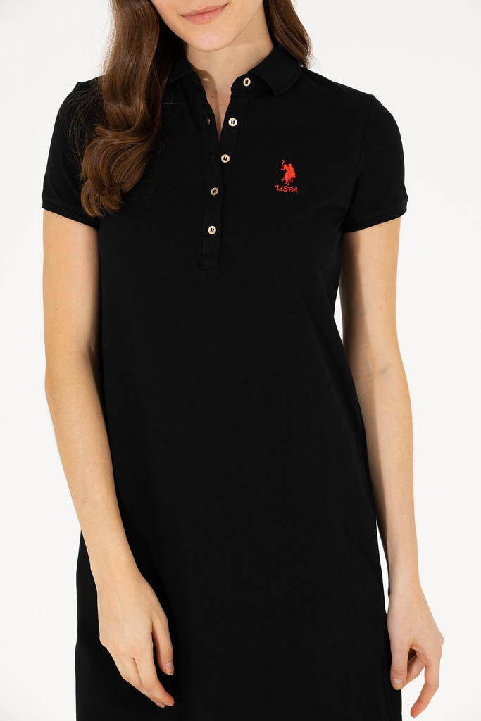 U.S. Polo Assn. crna ženska haljina (1567323VR046) 4