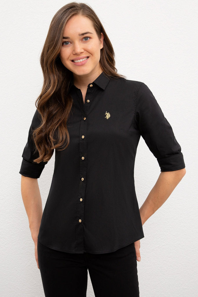U.S. Polo Assn. crna ženska košulja (1091564VR046) 1