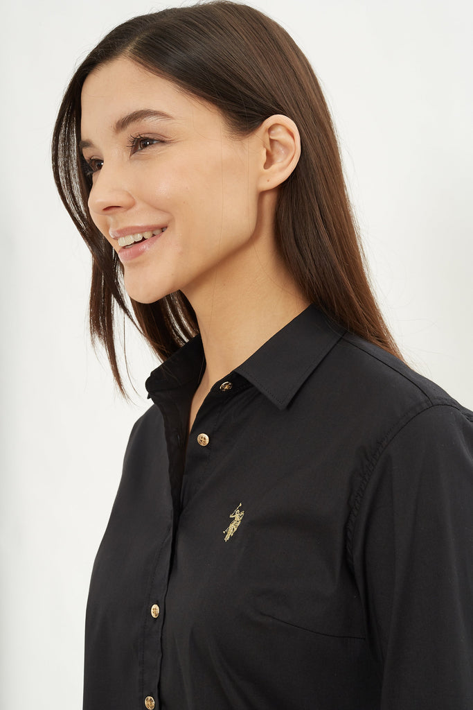 U.S. Polo Assn. crna ženska košulja (1197960VR046) 2