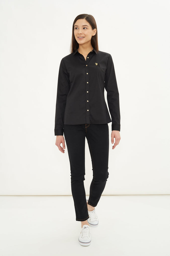 U.S. Polo Assn. crna ženska košulja (1197960VR046) 3