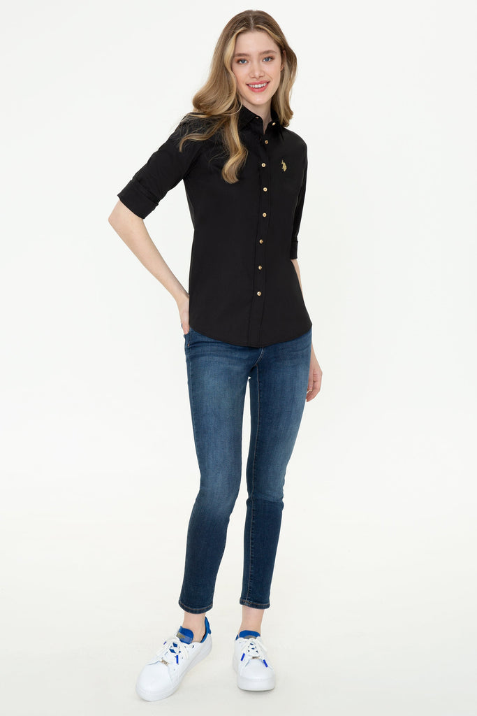U.S. Polo Assn. crna ženska košulja (1366807VR046) 3