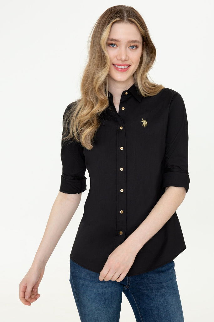 U.S. Polo Assn. crna ženska košulja (1366807VR046) 1