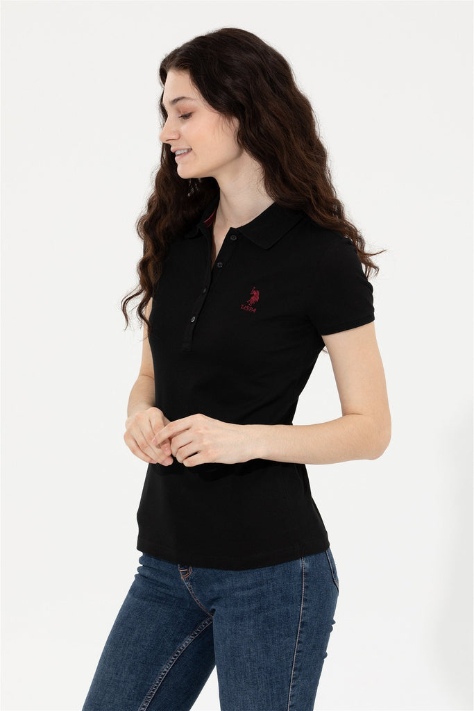 U.S. Polo Assn. crna ženska majica (1452131VR046) 1