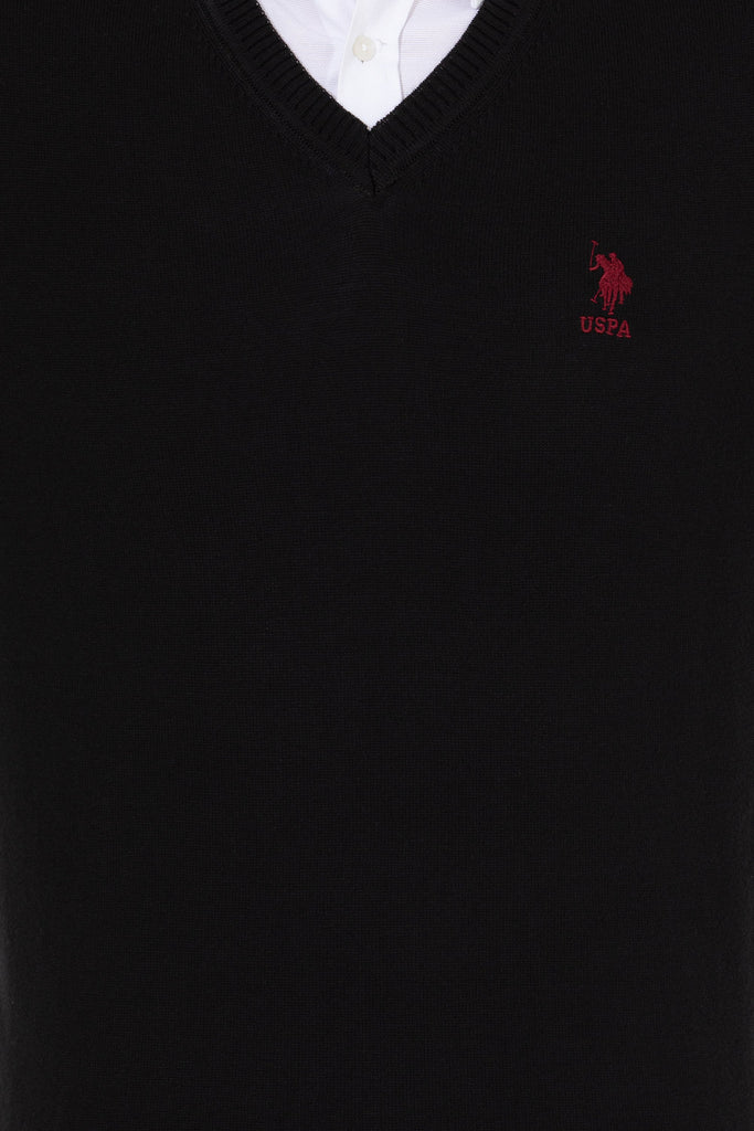 U.S. Polo Assn. crni muški džemper (1260040VR046) 4