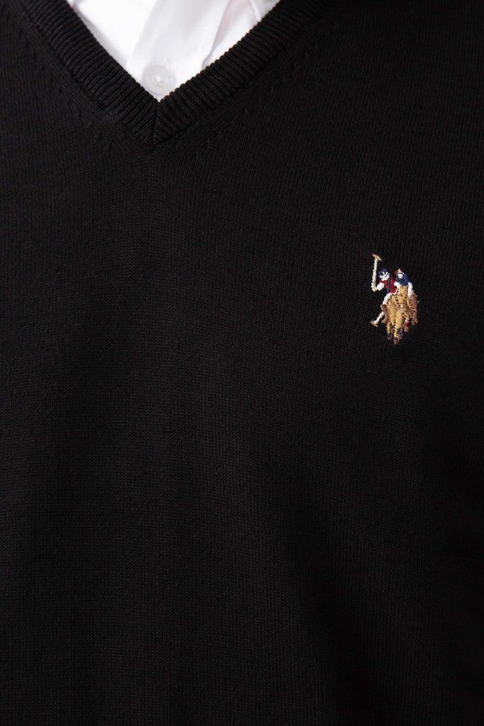 U.S. Polo Assn. crni muški džemper (652129VR046) 4