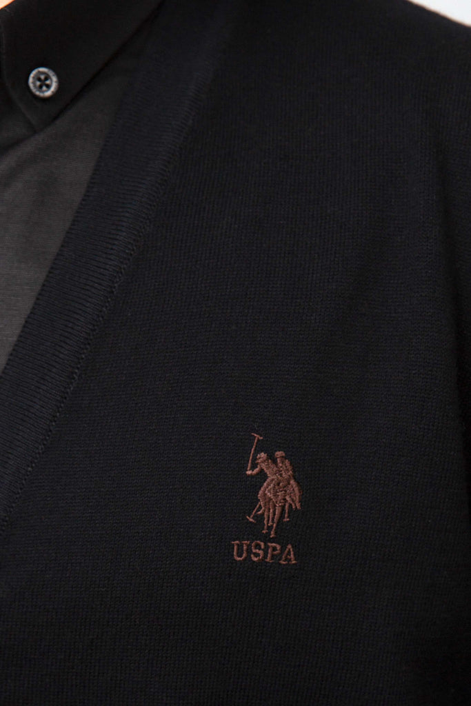 U.S. Polo Assn. crni muški džemper (652179VR046) 4