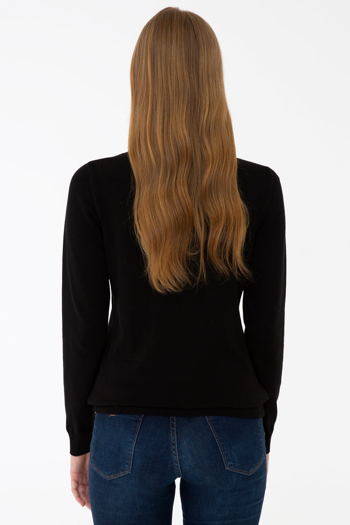 U.S. Polo Assn. crni ženski džemper (1260380VR046) 4