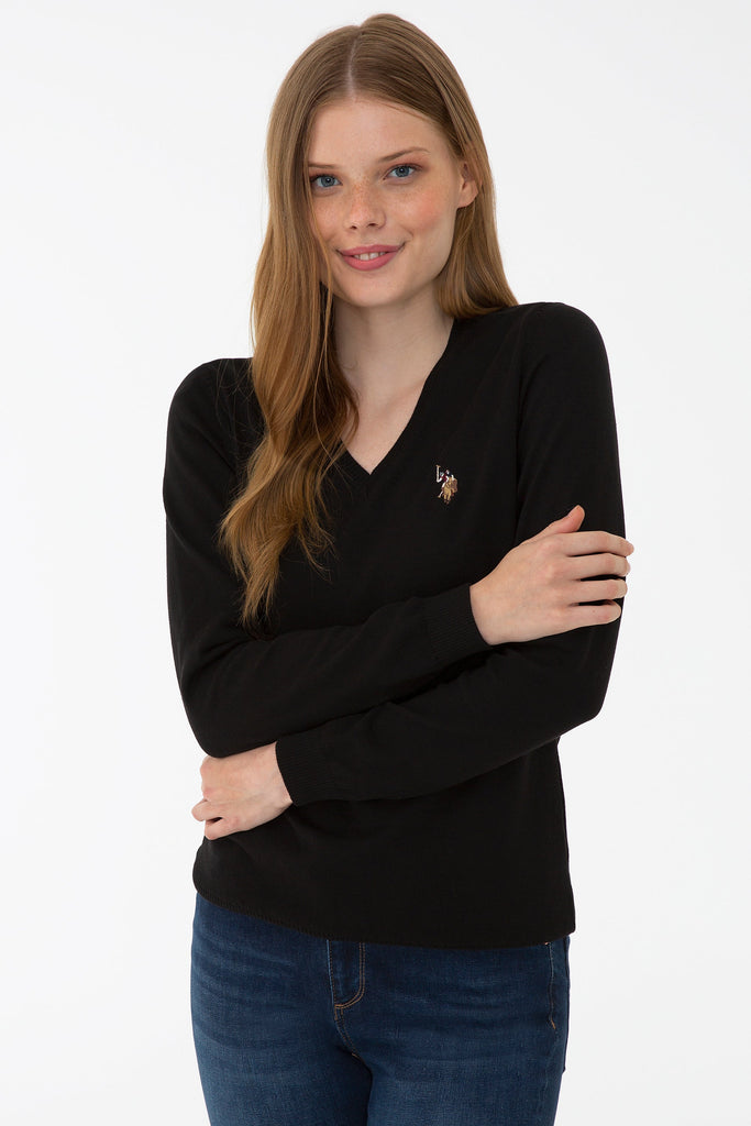 U.S. Polo Assn. crni ženski džemper (1260380VR046) 5