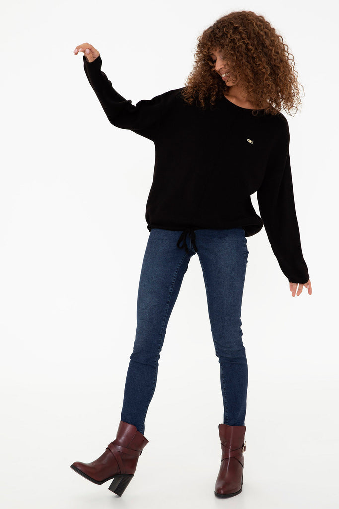 U.S. Polo Assn. crni ženski džemper (1309269VR046) 2