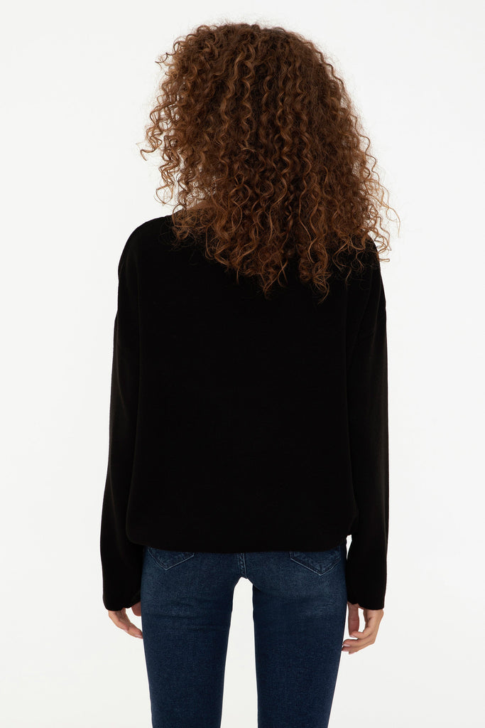 U.S. Polo Assn. crni ženski džemper (1309269VR046) 3