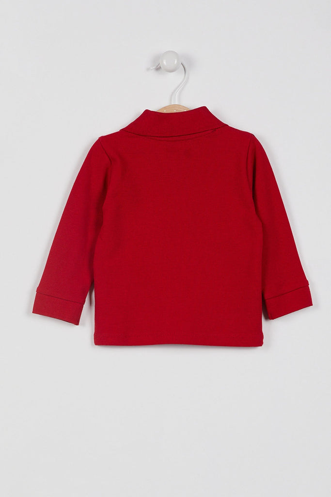 U.S. Polo Assn. crvena polo majica za bebe (USB998-Red) 2