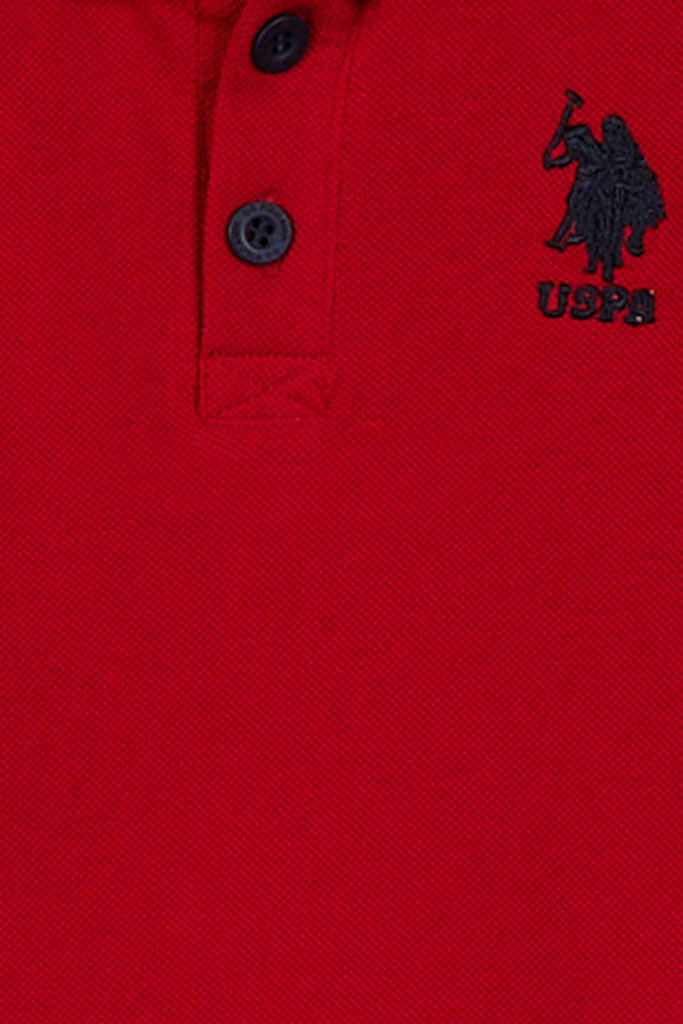 U.S. Polo Assn. crvena polo majica za bebe (USB998-Red) 3