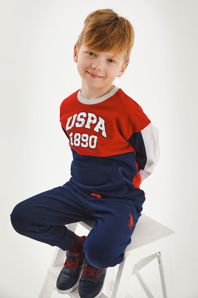 U.S. Polo Assn. crvena trenerka za dječake (US1129-4-Red) 3