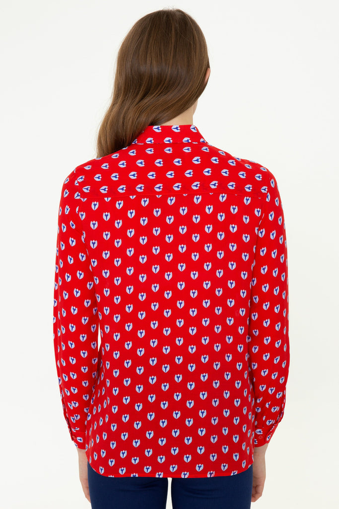U.S. Polo Assn. crvena ženska košulja (1363873VR213) 2