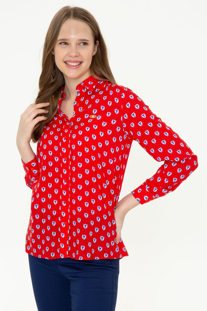 U.S. Polo Assn. crvena ženska košulja (1363873VR213) 1