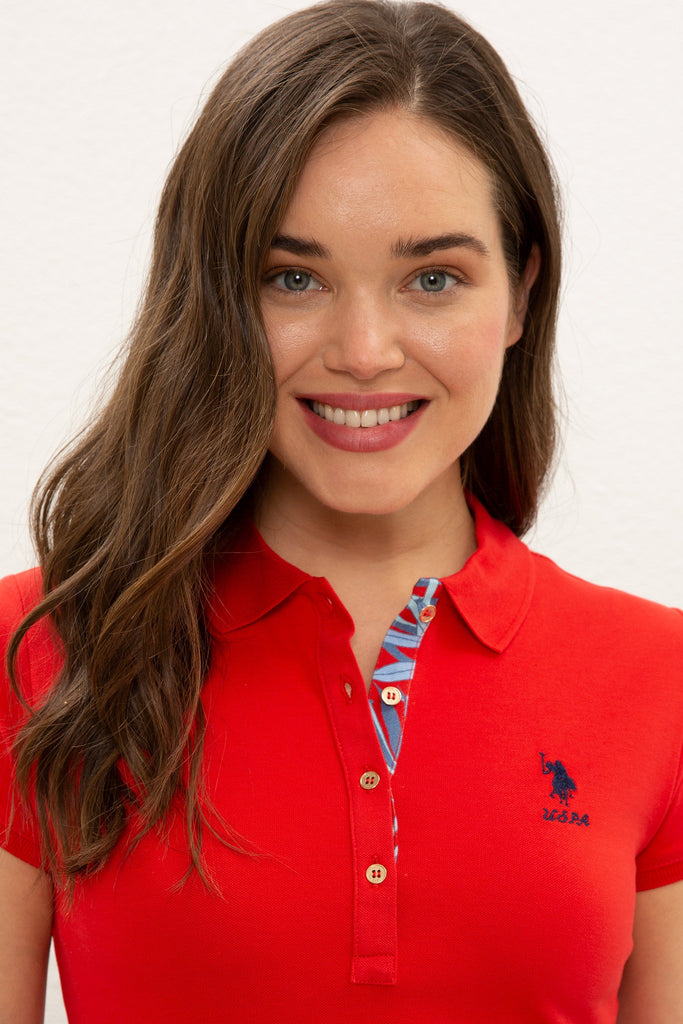 U.S. Polo Assn. crvena ženska polo majica (1208561VR097) 2