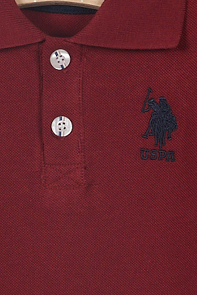 U.S. Polo Assn. crveni komplet za bebe (USB841-Claret Red) 3