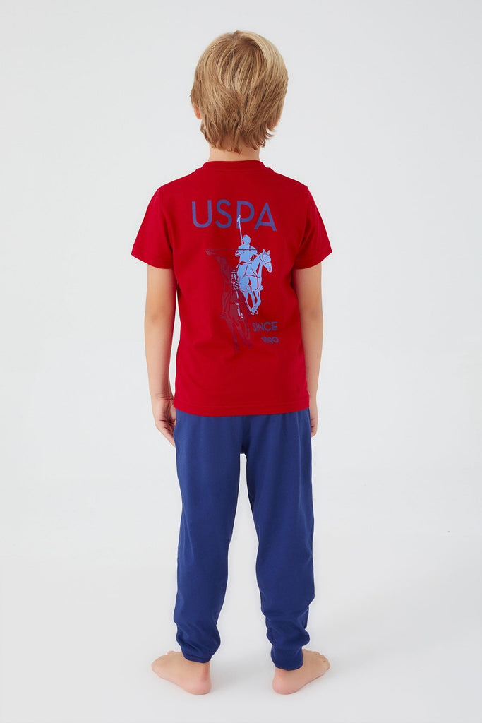 U.S. Polo Assn. crveni komplet za dječake (US1352-4-RED)