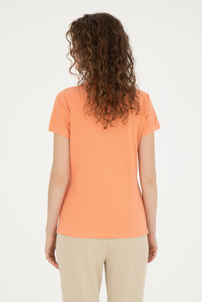 U.S. Polo Assn. koral ženska polo majica s dugmićima