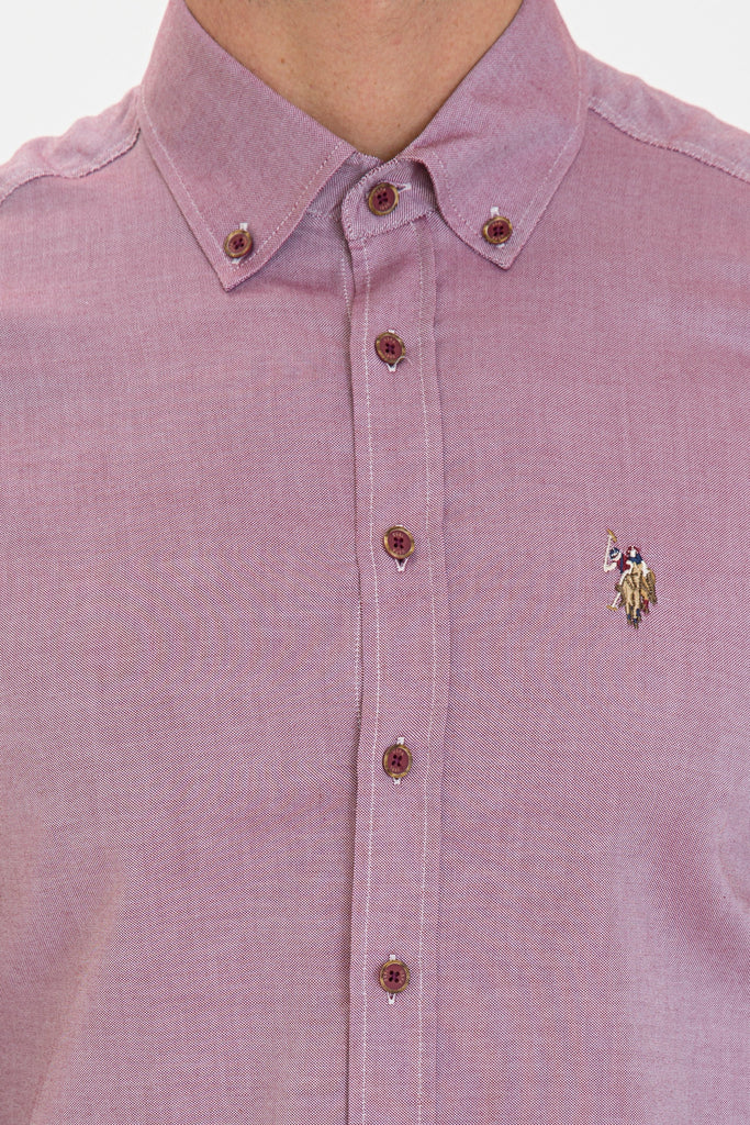 U.S. Polo Assn. muška ljubičasta košulja dugih rukava