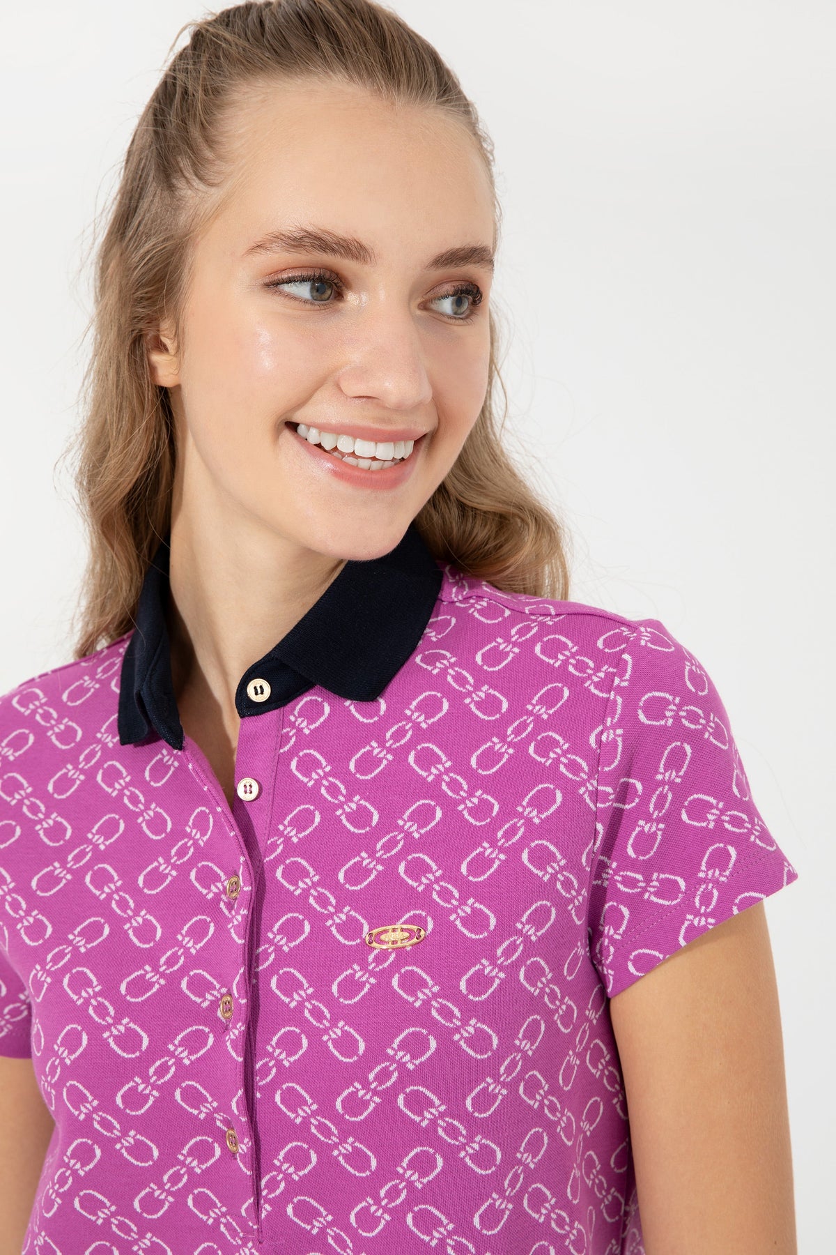 U.S. Polo Assn. ljubičasta ženska polo haljina