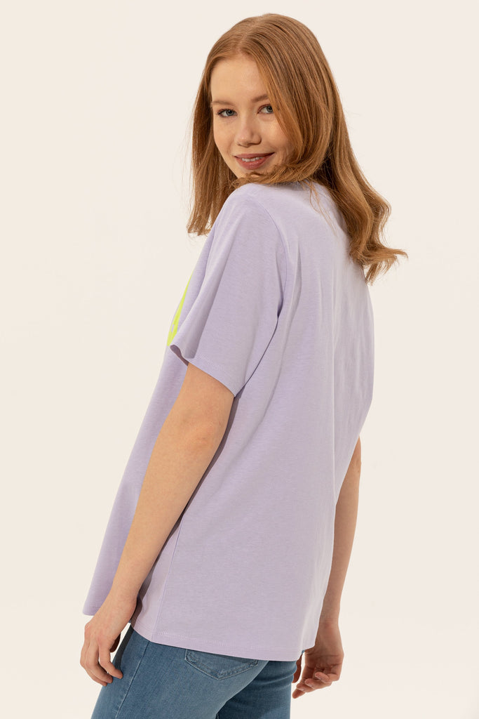 U.S. Polo Assn. lila ženska majica (1359992VR034) 3