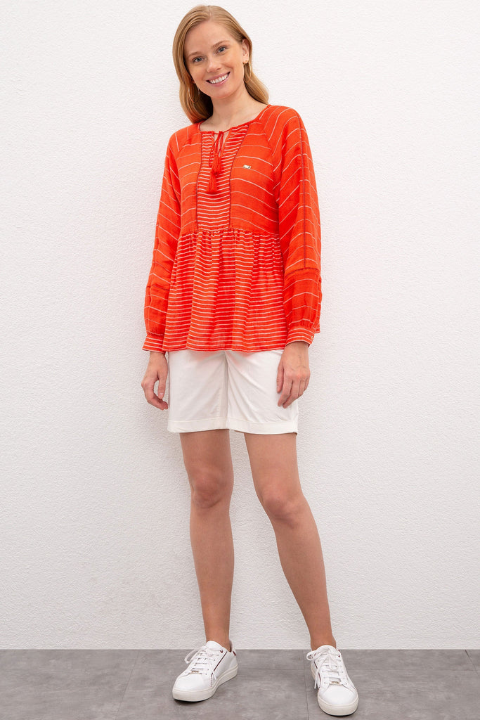 U.S. Polo Assn. narandžasta ženska bluza (993688VR039) 4
