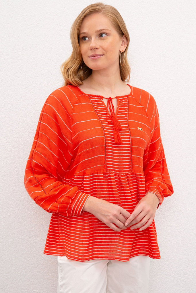 U.S. Polo Assn. narandžasta ženska bluza (993688VR039) 1