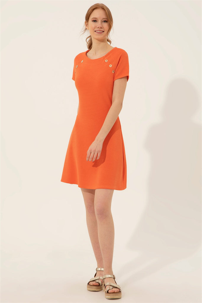 U.S. Polo Assn. narandžasta ženska haljina (1368977VR051) 1