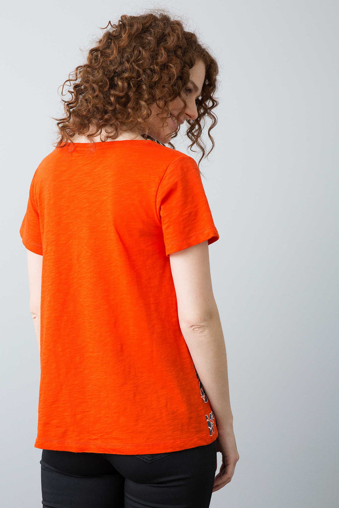 U.S. Polo Assn. narandžasta ženska majica (559851VR031) 3