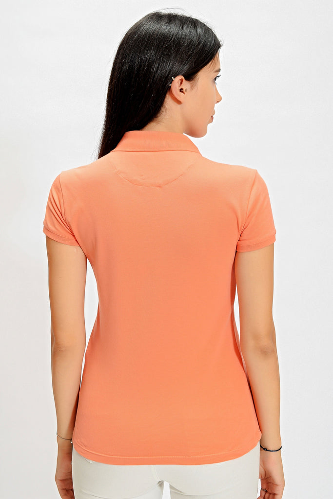 U.S. Polo Assn. narandžasta ženska polo majica (1191075VR039) 2