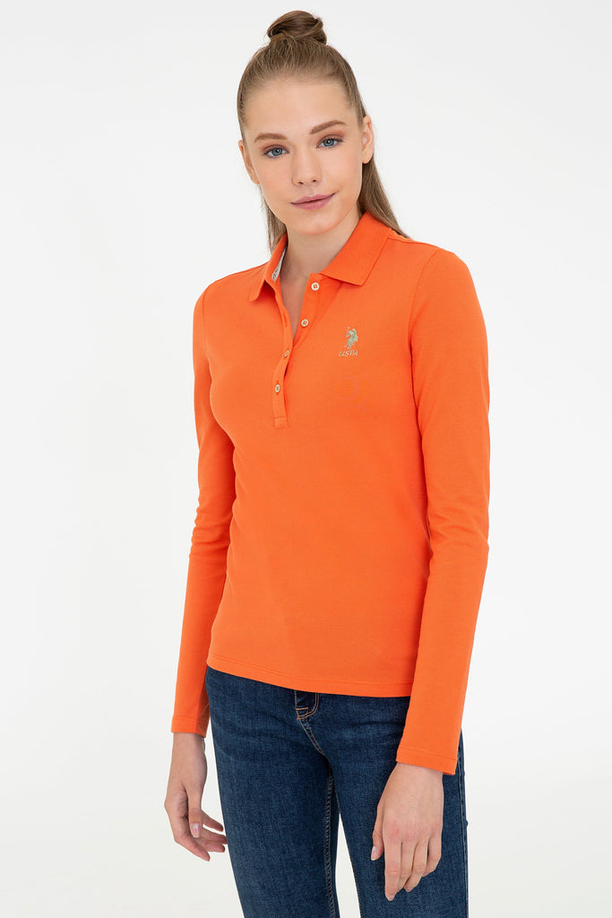 U.S. Polo Assn. narandžasta ženska polo majica (1255389VR051) 3