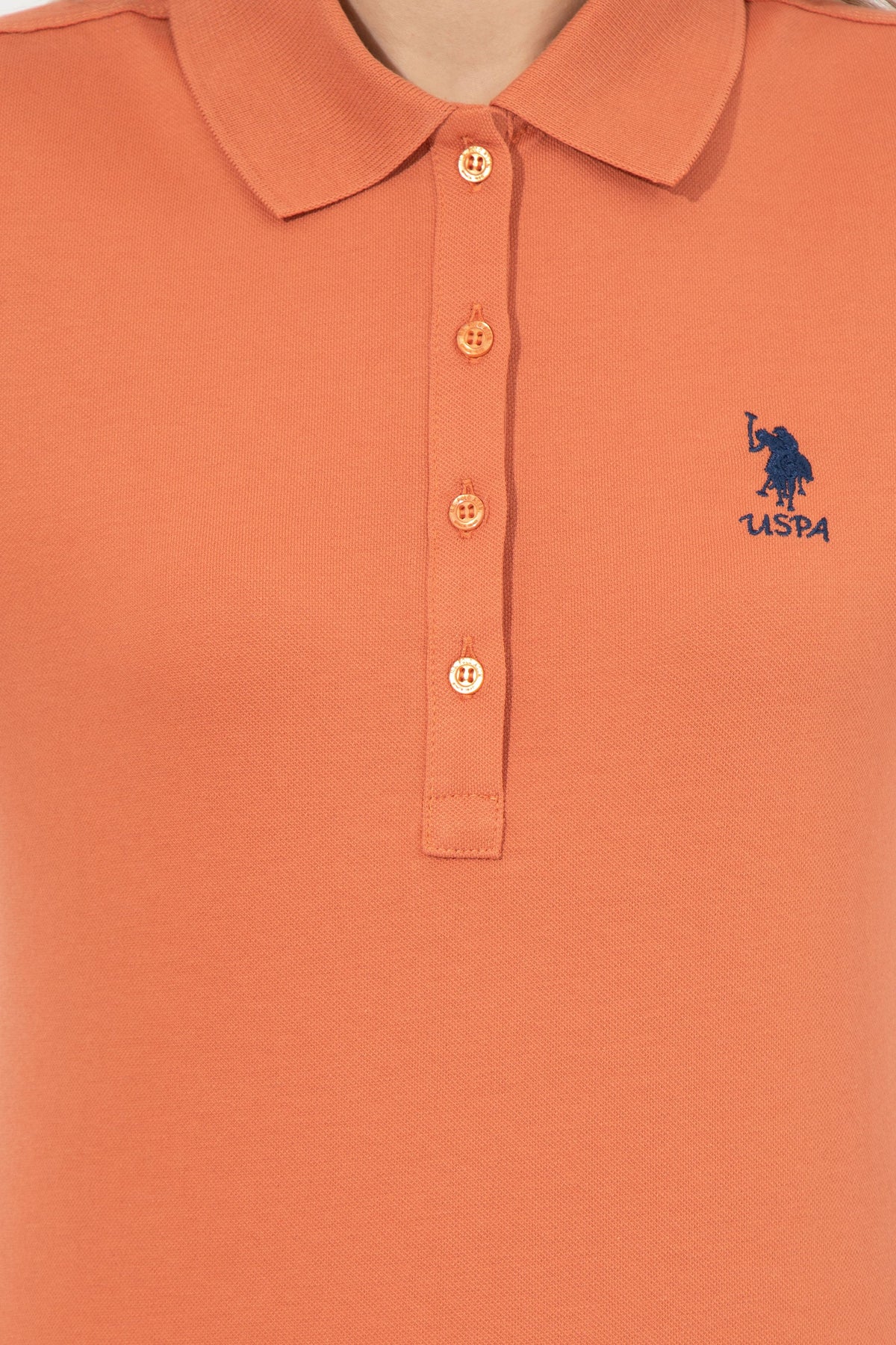 U.S. Polo Assn. BASIC narandžasta ženska polo majica