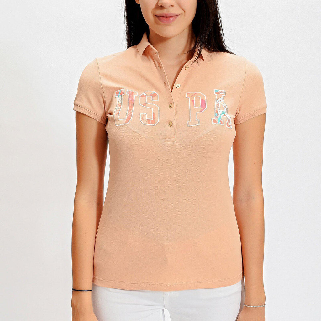 U.S. Polo Assn. narandžasta ženska polo majica (971007VR042) 1