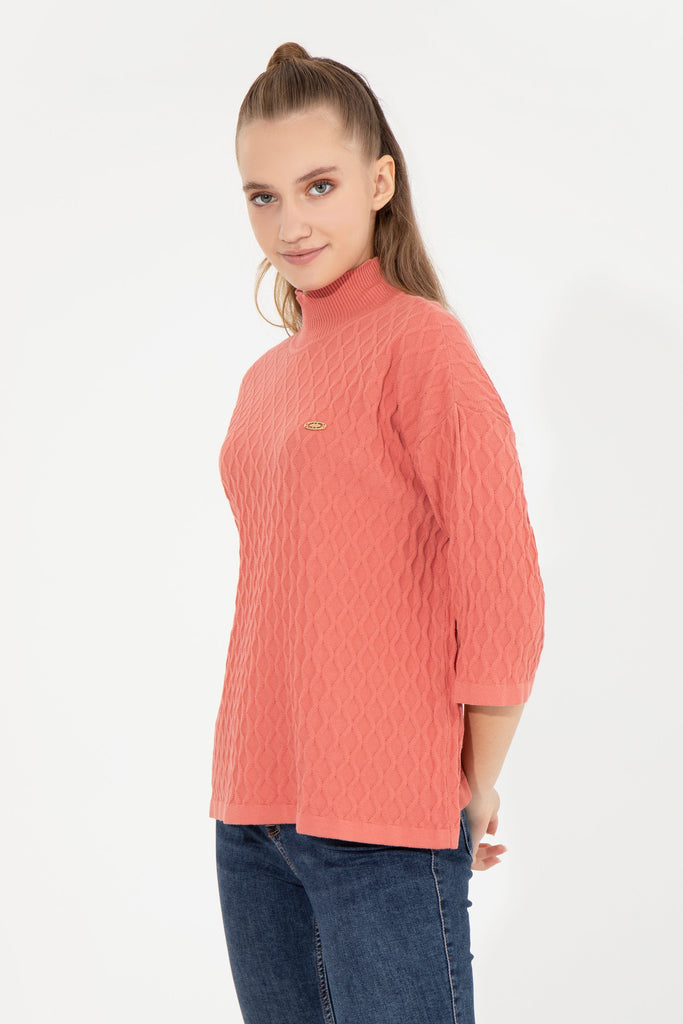U.S. Polo Assn. narandžasti ženski džemper (1262212VR031) 4