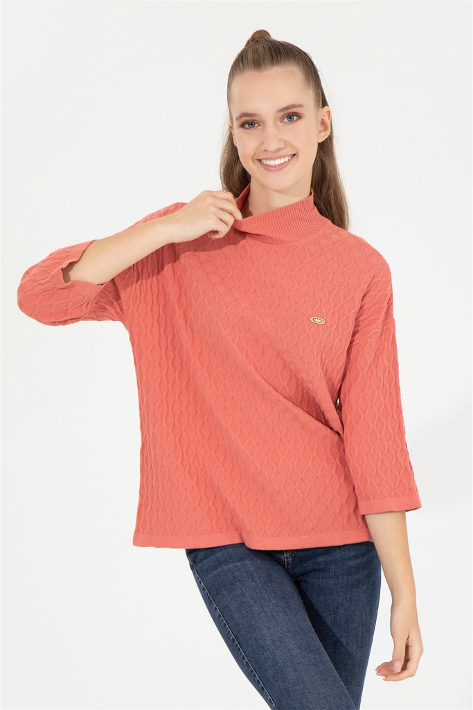 U.S. Polo Assn. narandžasti ženski džemper (1262212VR031) 1