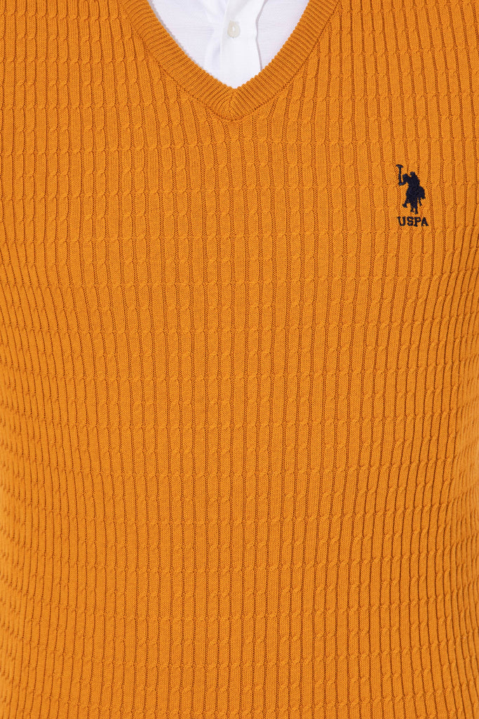 U.S. Polo Assn. narandžasti muški džemper (1259838VR043) 5