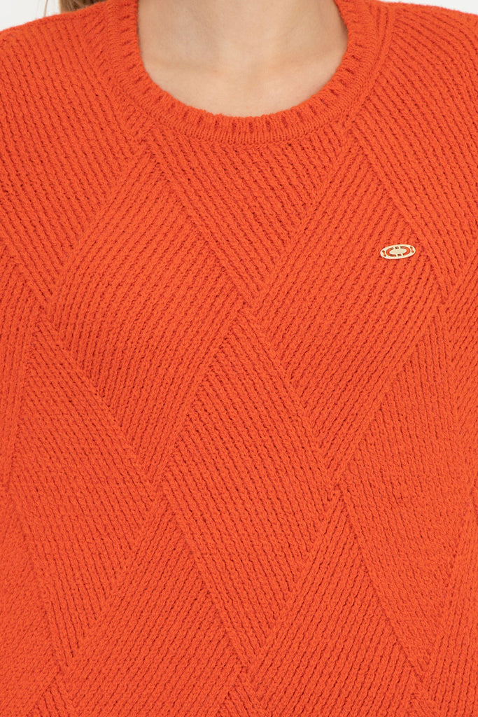 U.S. Polo Assn. narandžasti ženski džemper (1255506VR204) 2