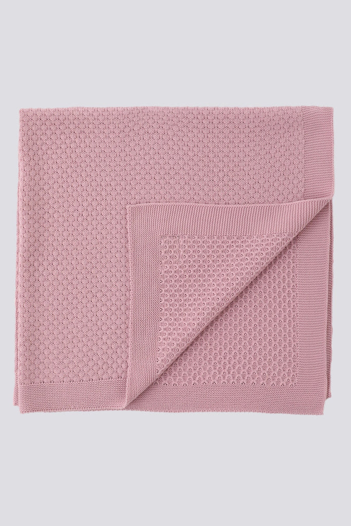 U.S. Polo Assn. pink pleteni pokrivač za bebe