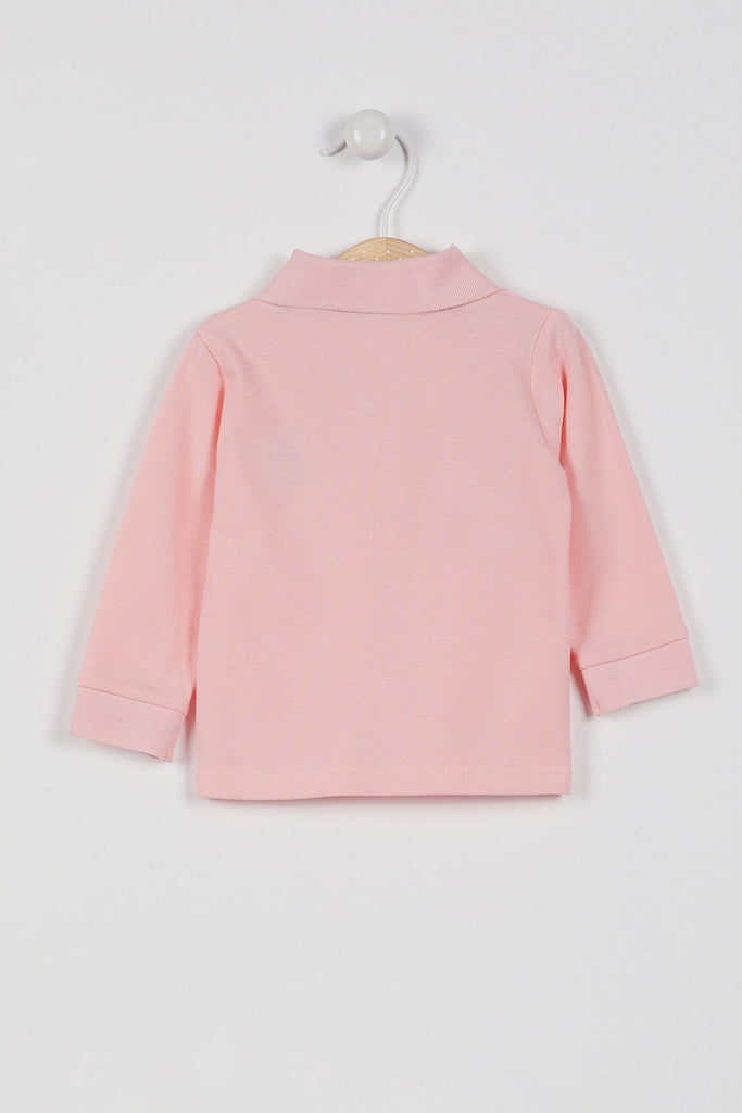 U.S. Polo Assn. pink polo majica za bebe (USB994-Pink) 2