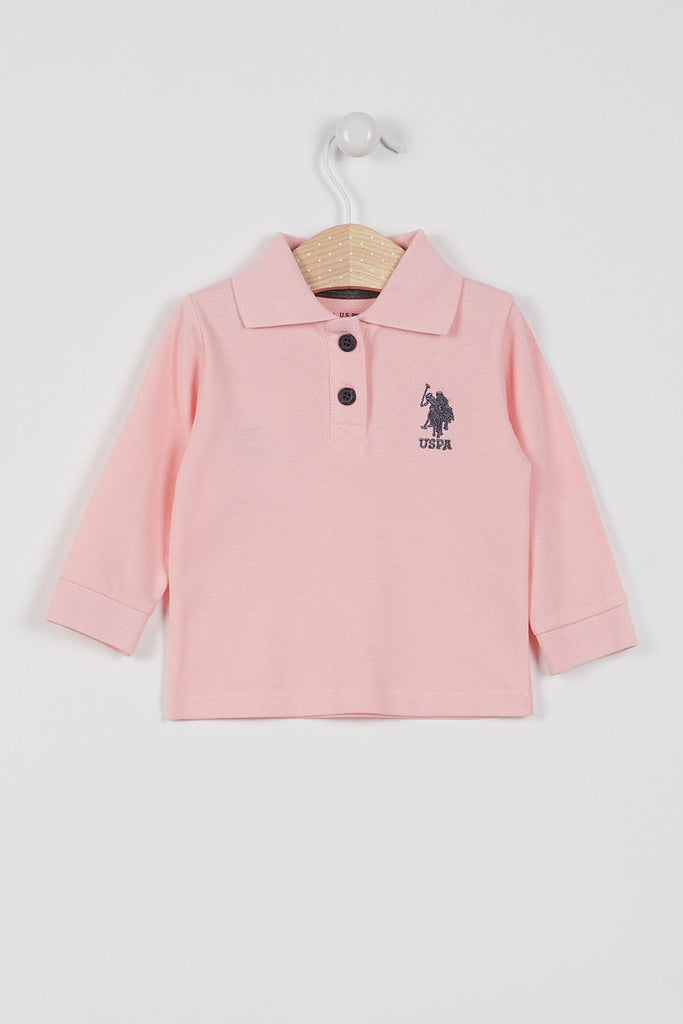 U.S. Polo Assn. pink polo majica za bebe (USB994-Pink) 1