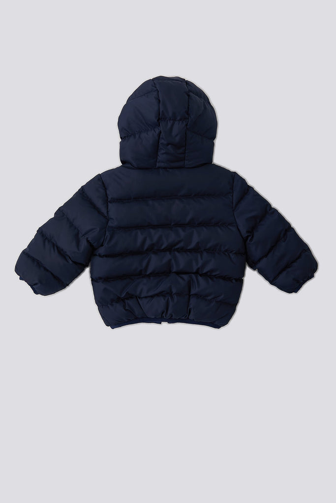 U.S. Polo Assn. plava kapuljača jakna za bebe