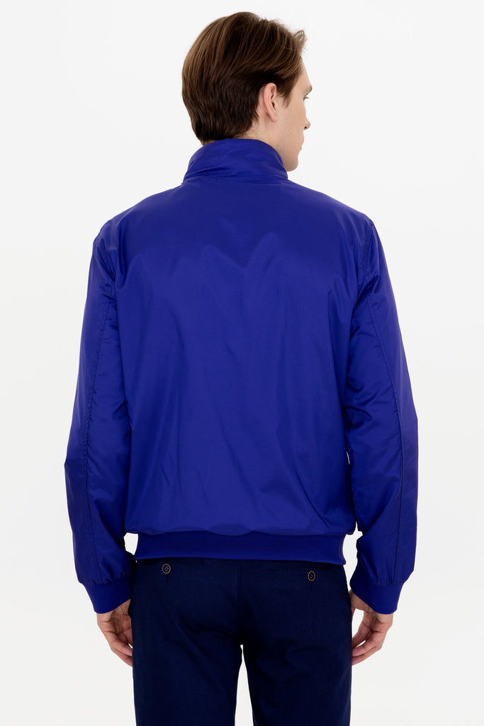 U.S. Polo Assn. plava muška jakna sa crvenim detaljima